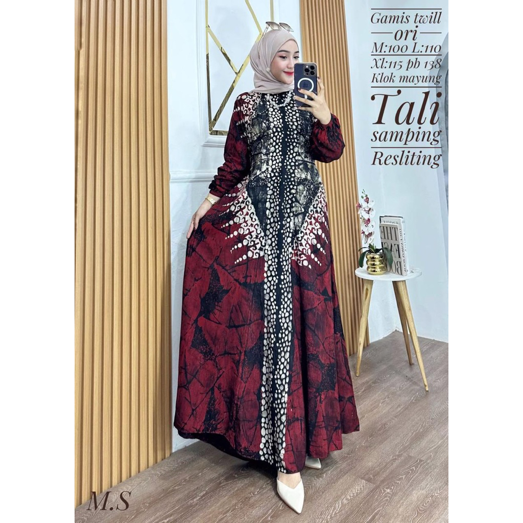 Gamis Twill Gamis Twill Pekalongan Shopee Indonesia 2