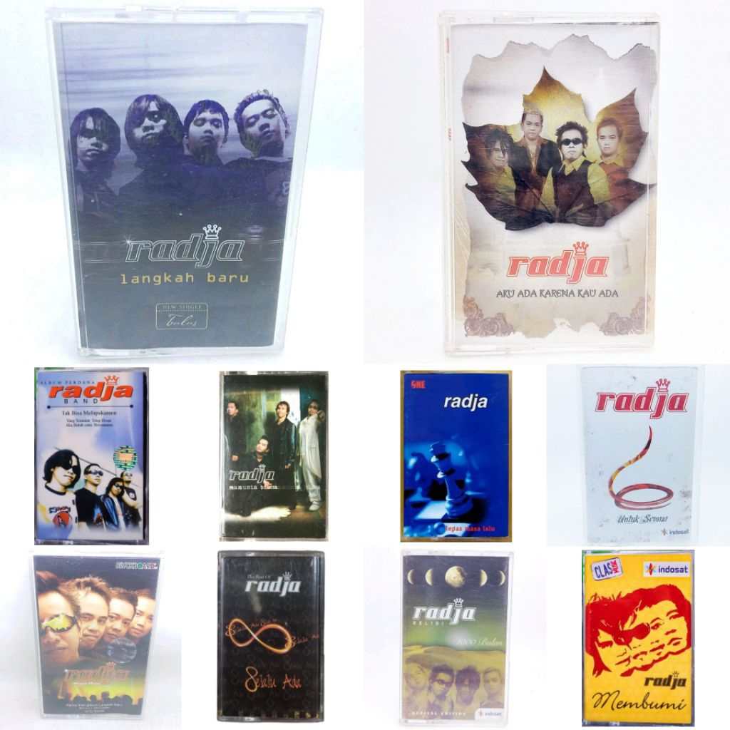 Jual Kaset pita RADJA - langkah baru - aku ada karena kau ada - untuk ...