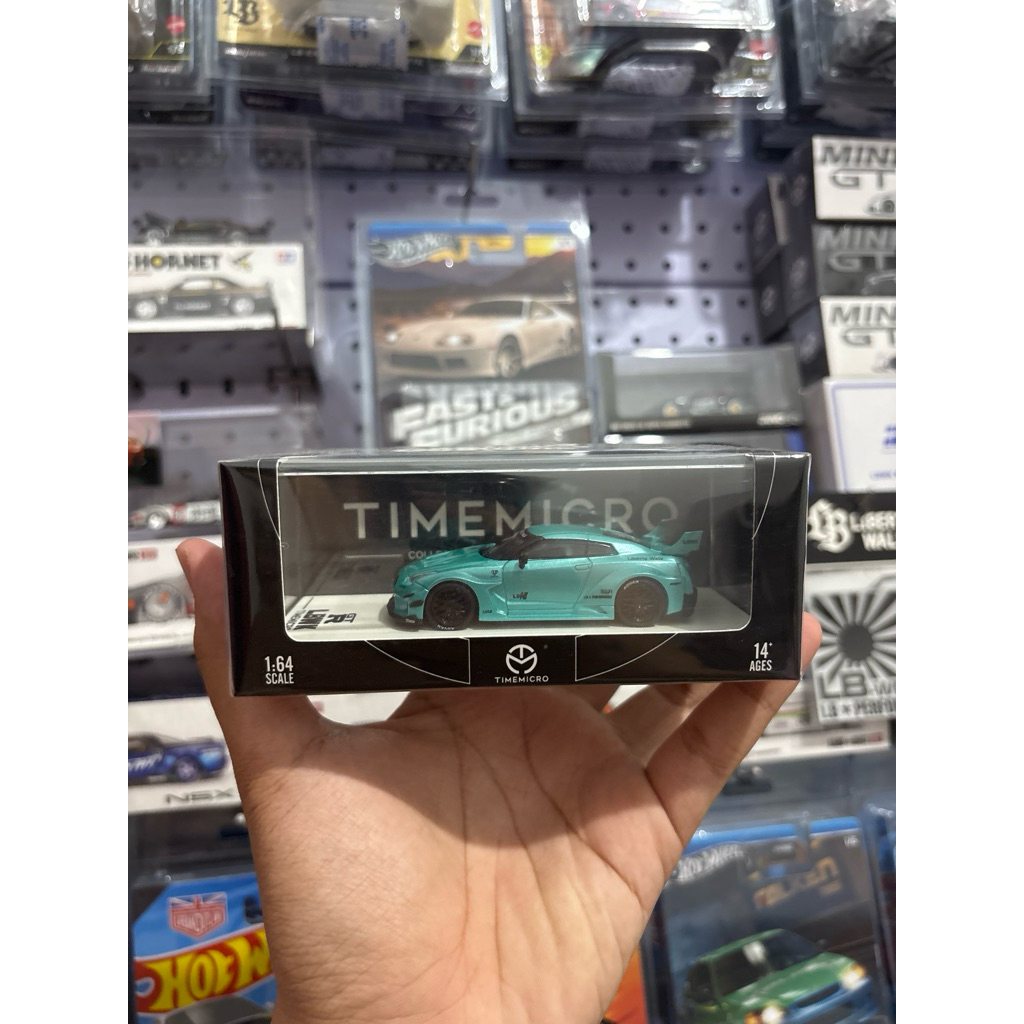 Jual Time Micro LBWK Nissan GTR R35 Tiffany Blue | Shopee Indonesia