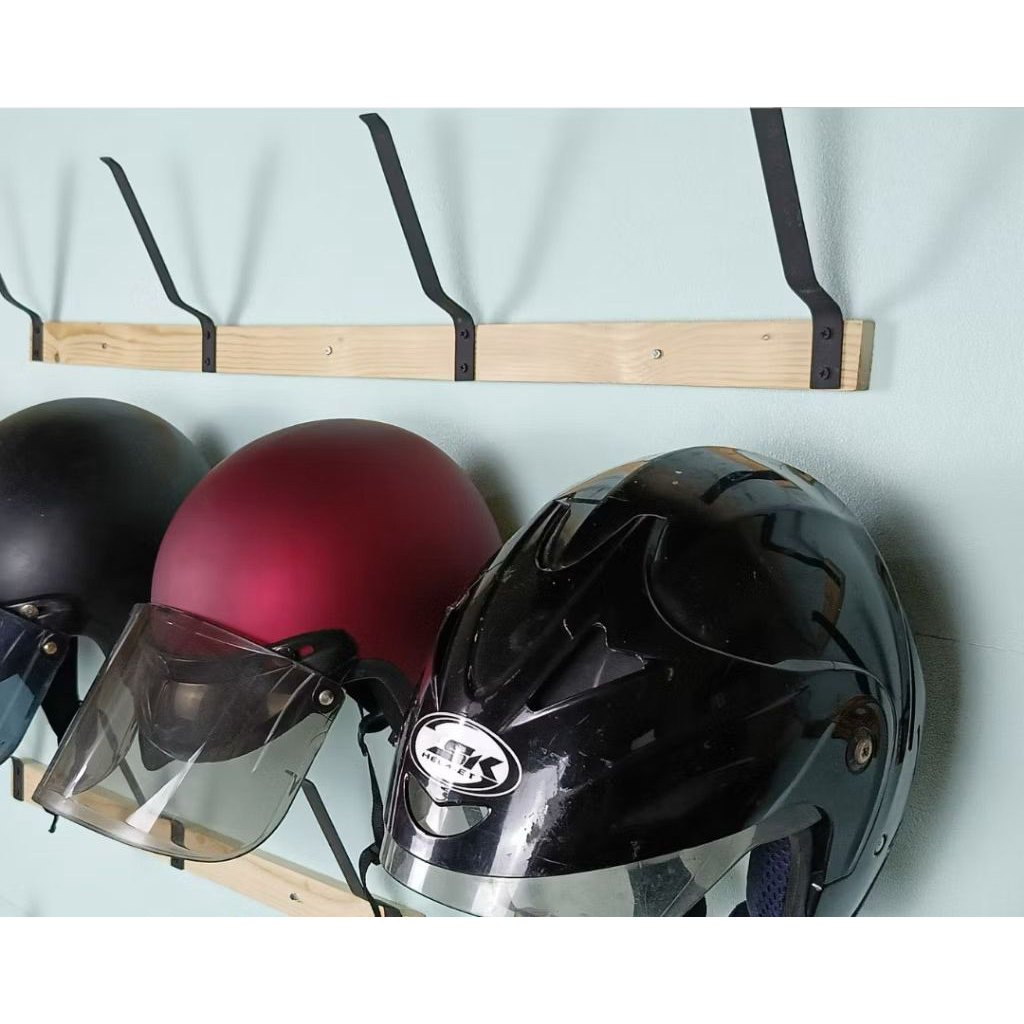 Jual RAK HELM GANTUNGAN HELM MINIMALIS ESTETIK | Shopee Indonesia
