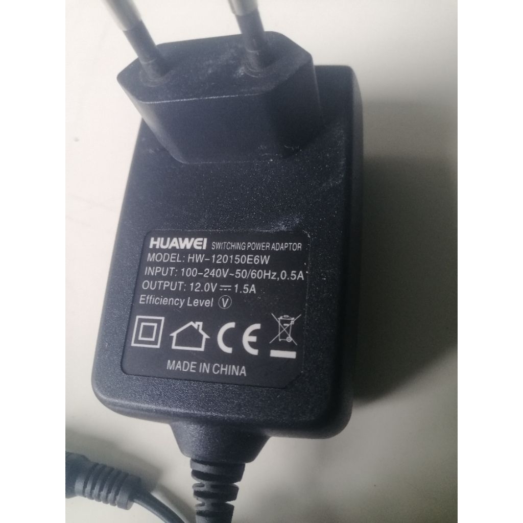 Jual adaptor 12v 1.5a original bawaan ont huawei/ fiberhome | Shopee ...