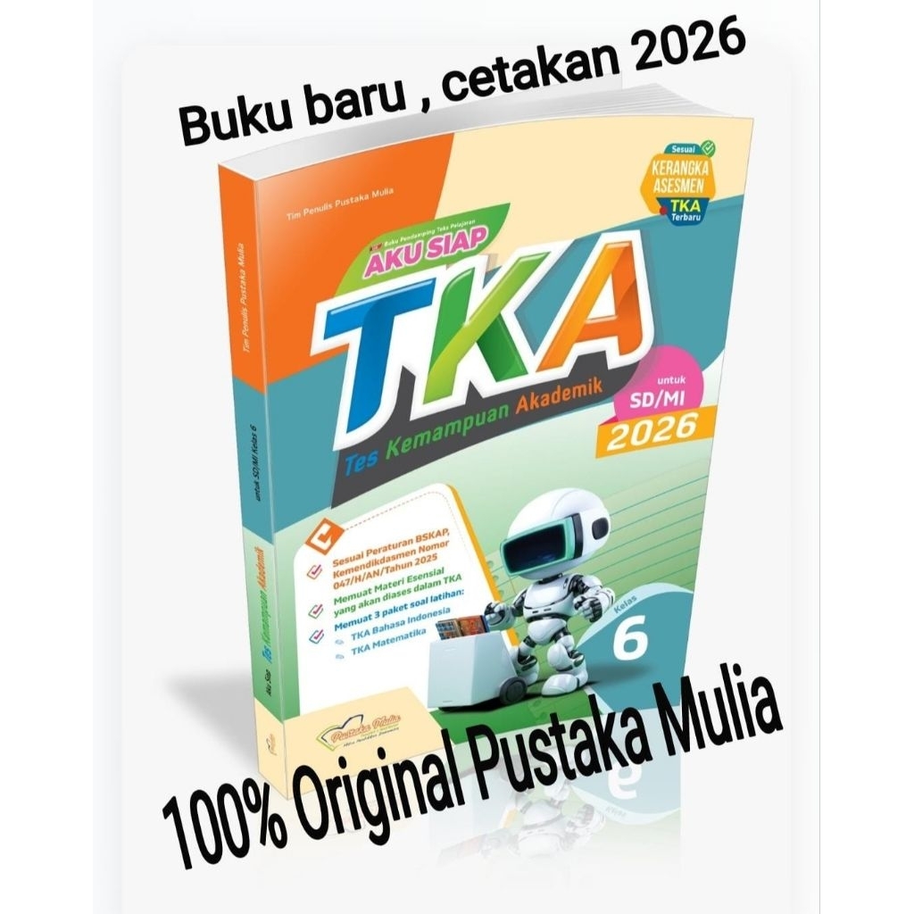 Jual Buku Aku Siap TKA SD/MI 2026 Penerbit Pustaka Mulia | Shopee Indonesia