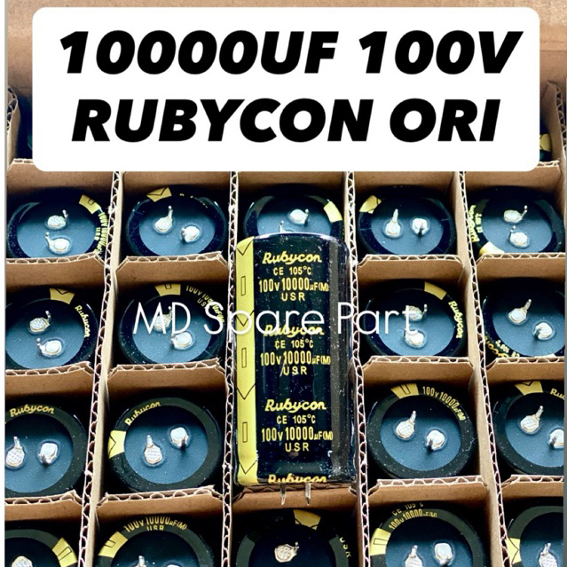 Jual ELCO RUBYCON 10000uf 100V USR HITAM ORIGINAL | Shopee Indonesia