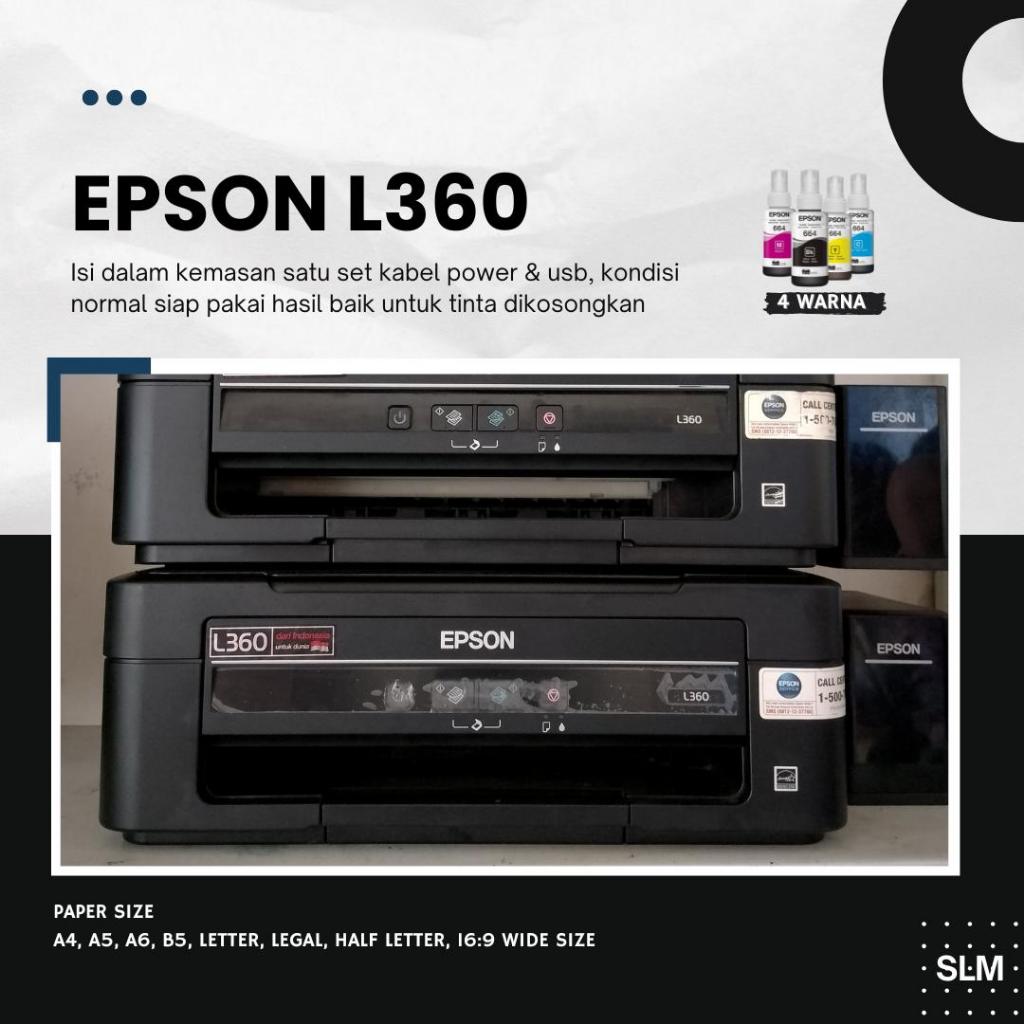 Jual Epson Printer L360 L Series - Hasil Cetak Maksimal | Shopee Indonesia