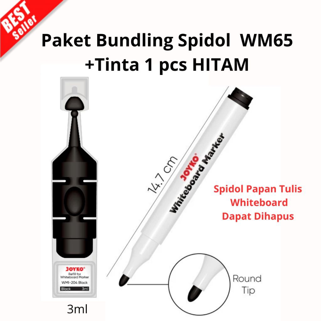 Jual Spidol Papan Tulis Dapat Dihapus Whiteboard Marker Joyko ...