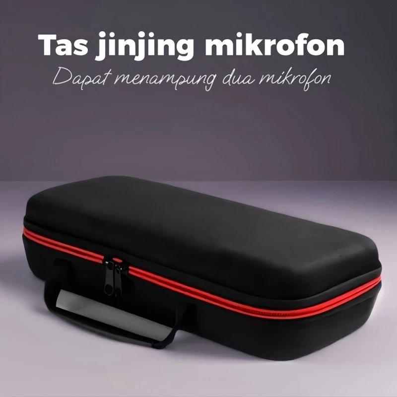 Jual Waterproof Hardcase Microphone Storage Box for Handheld Microphone ...