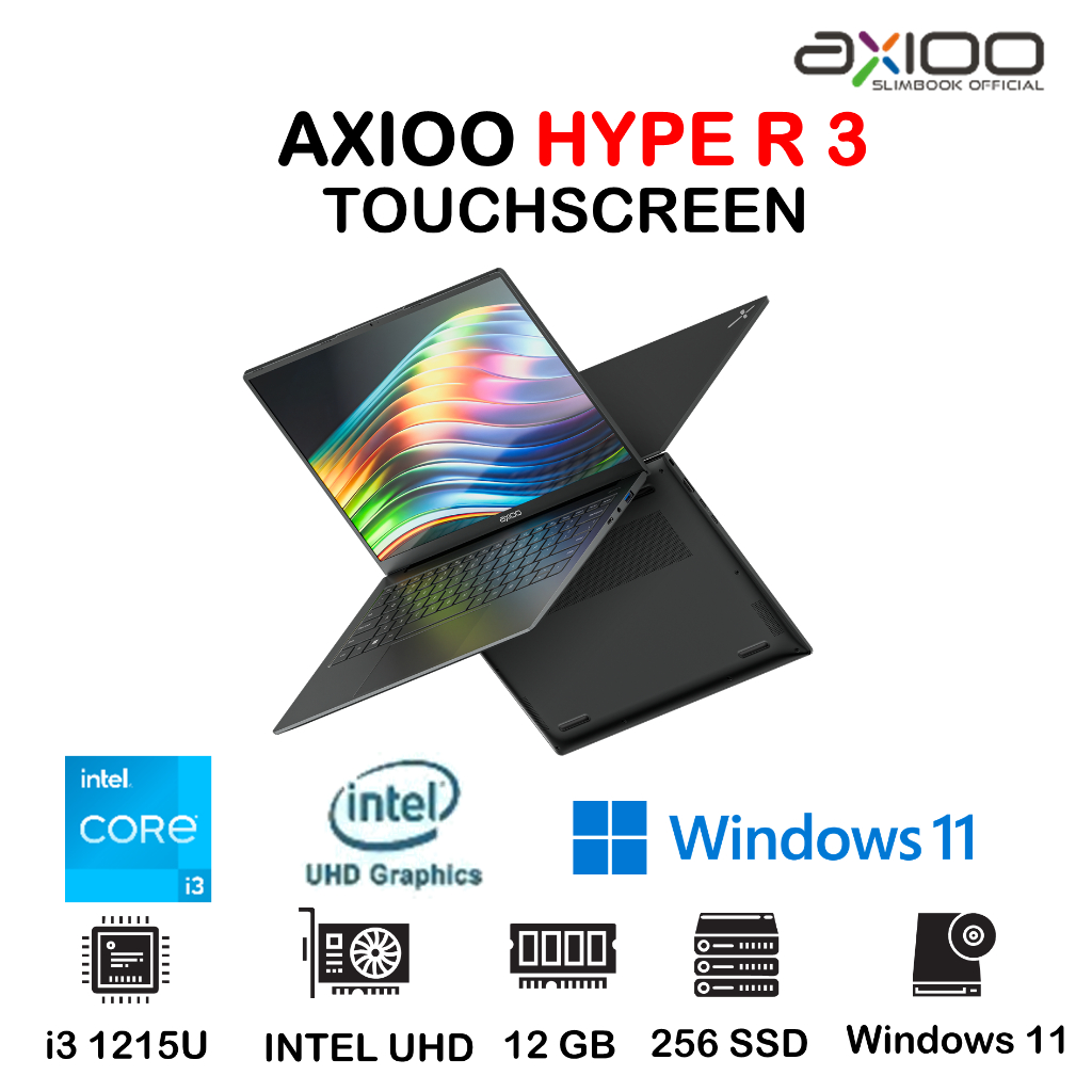 Jual LAPTOP AXIOO HYPE R 3 Touch i3 1215U 12GB 256GB WINDOWS 11 ...
