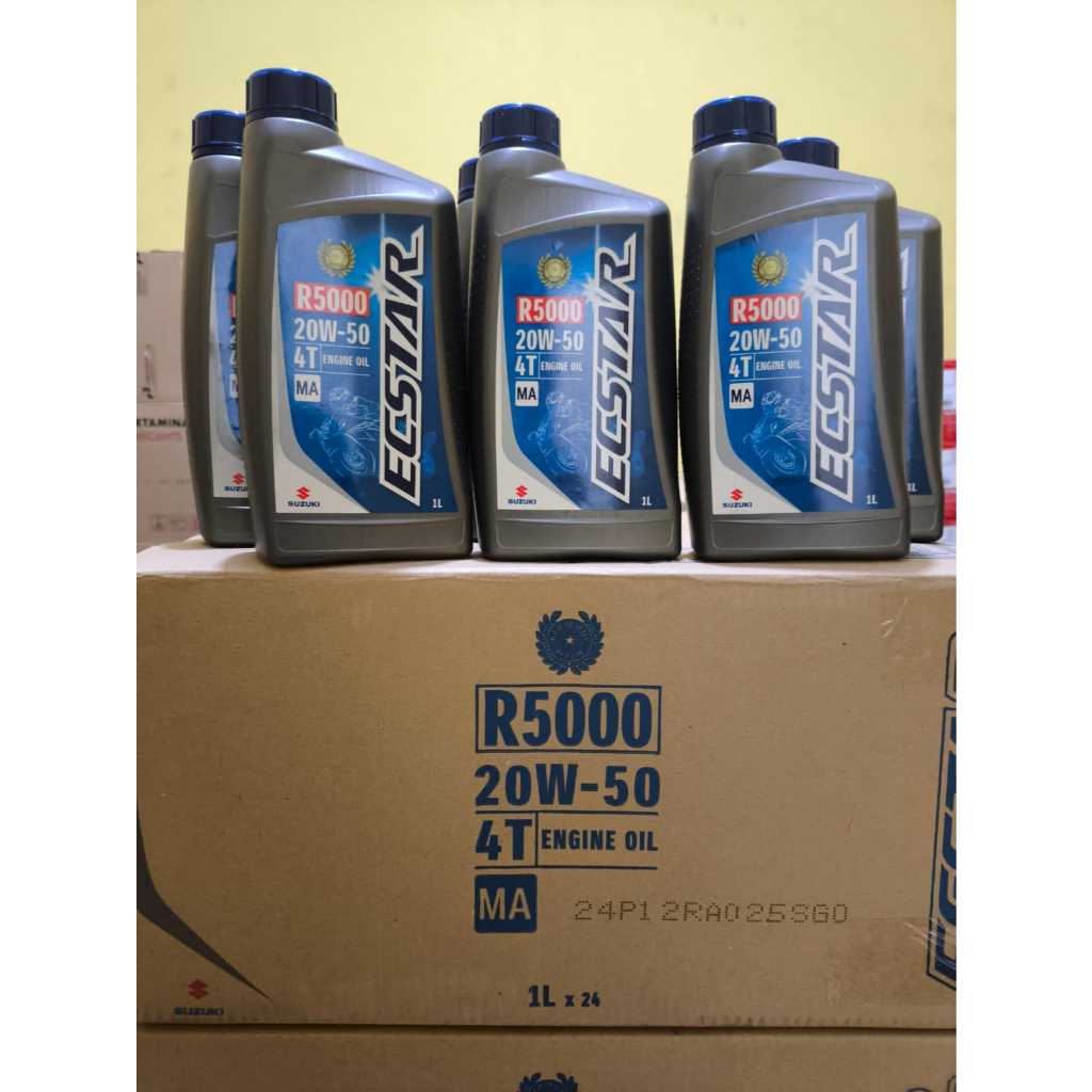 Jual Oli Mesin Motor Suzuki SGO ECSTAR R5000 1 Liter - 20W-50 4 T ...