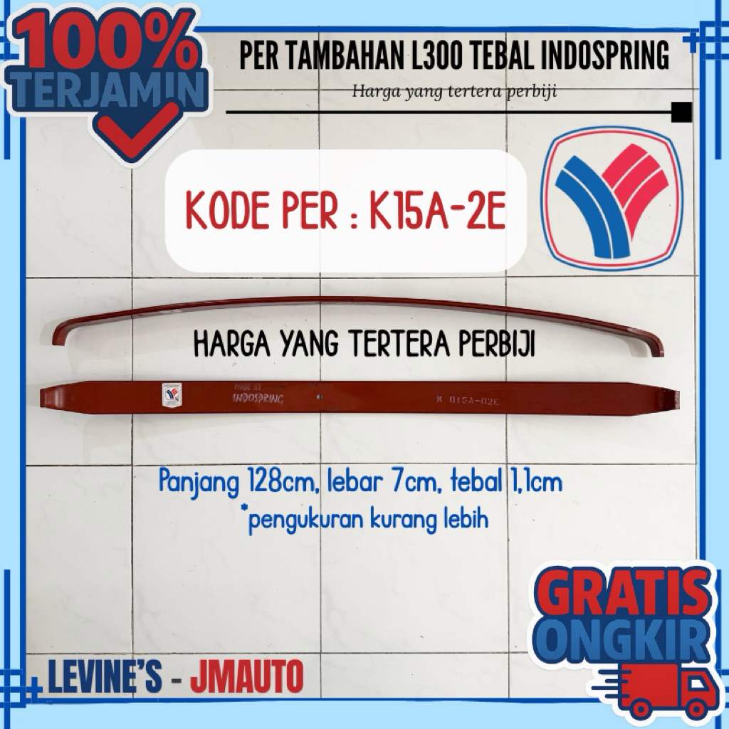 Jual per tambahan L300 tebal K15A-2E Indospring / per L300 tebal 1,1cm ...