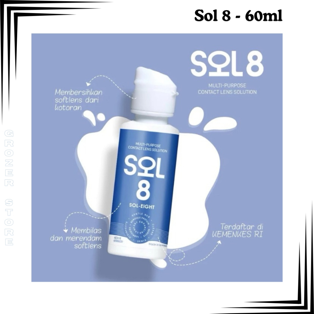 Jual Sol 8 Sol Eight Cairan Pembersih Softlens Fresh And Comfort ...