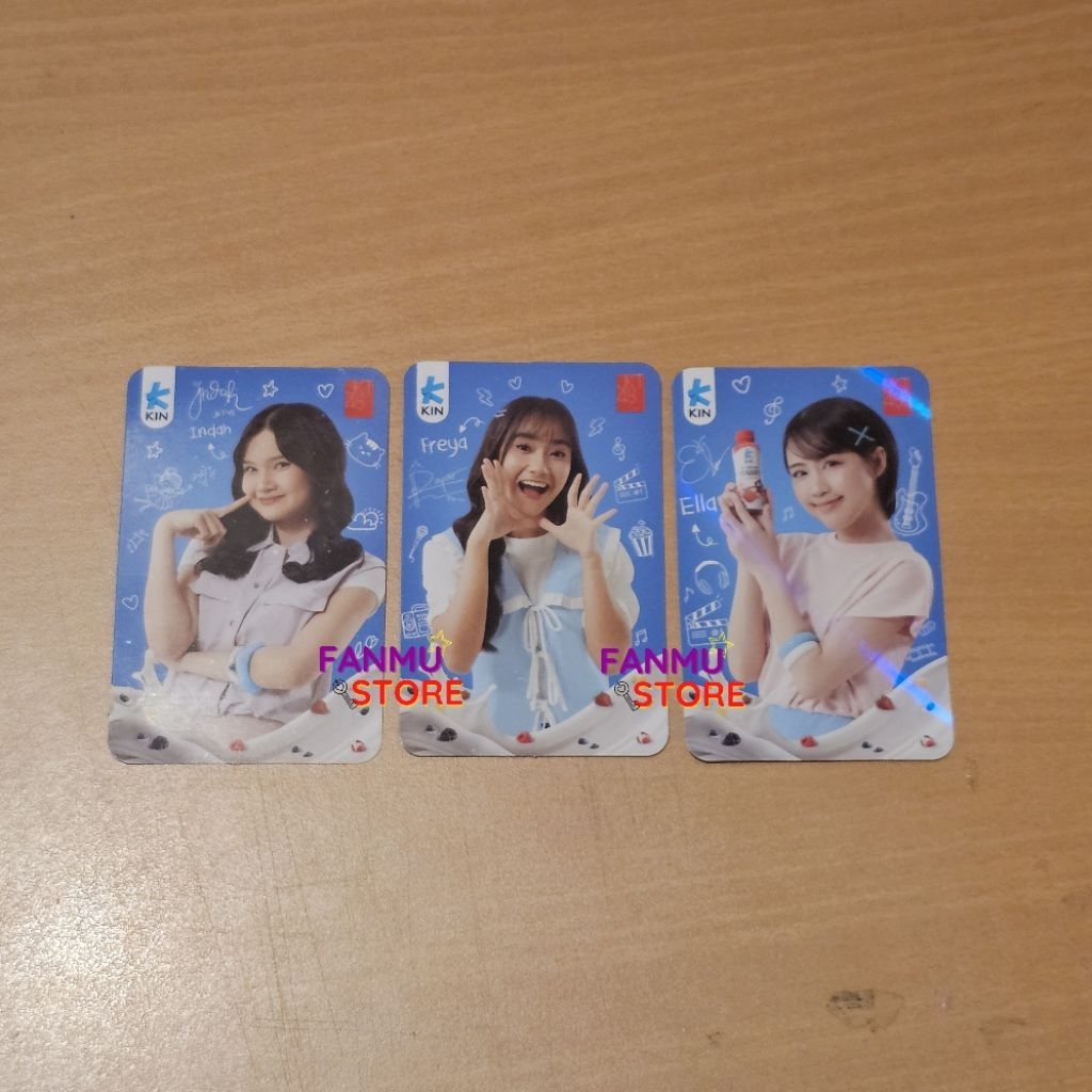 Jual JKT48 x Kin Yogurt Freya Indah Ella Christy | Shopee Indonesia