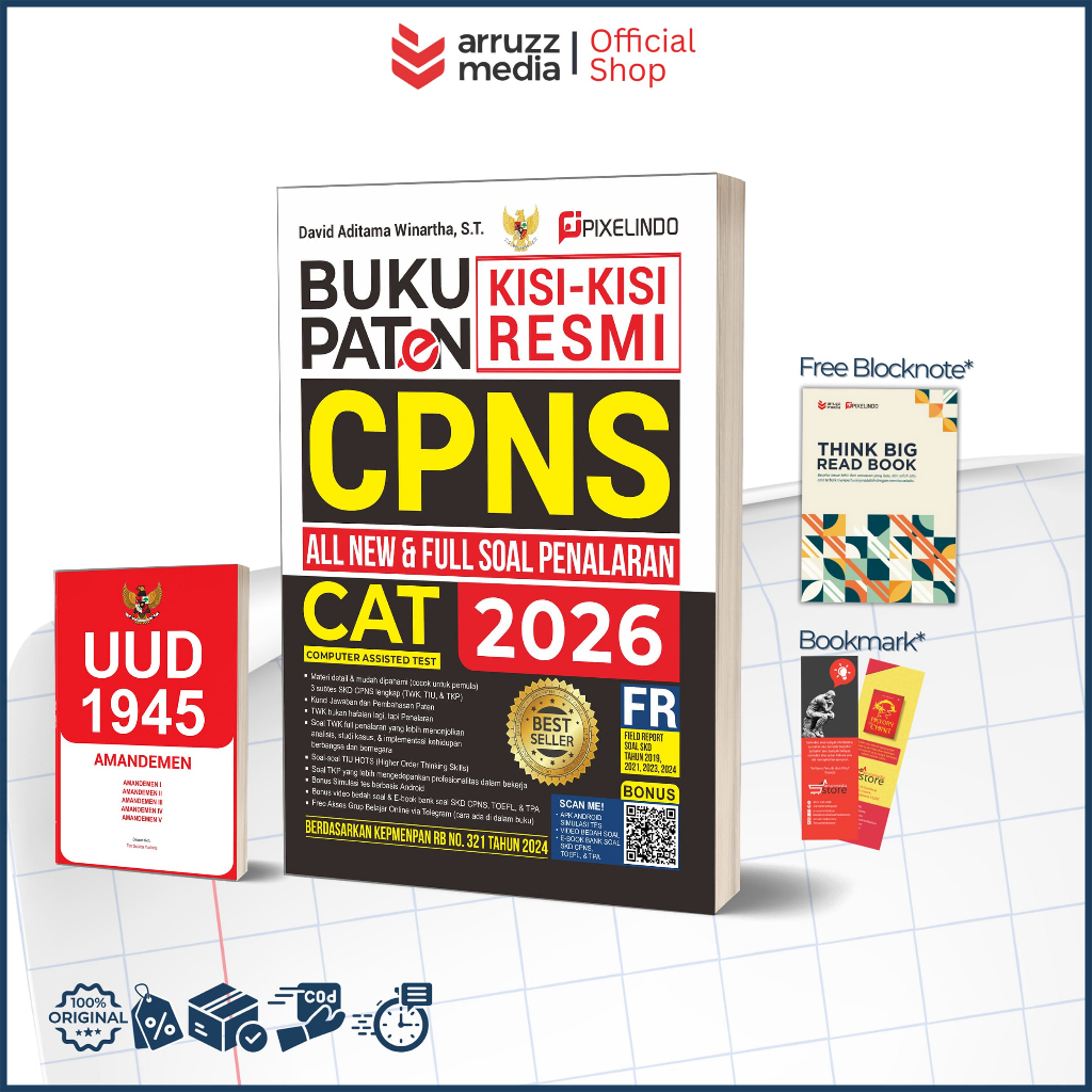 Product image Buku Paten Kisi-kisi Resmi CPNS 2025-2026 arruzzmediastore 1