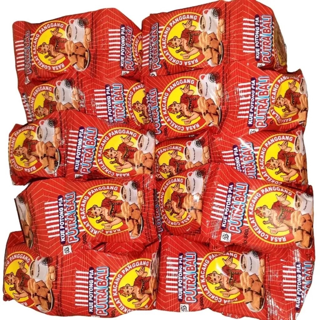 Jual [RENTENG] 50 PCS SNACK JADUL KUE PIA PUTRA BALI | PIA POTONG RASA ...