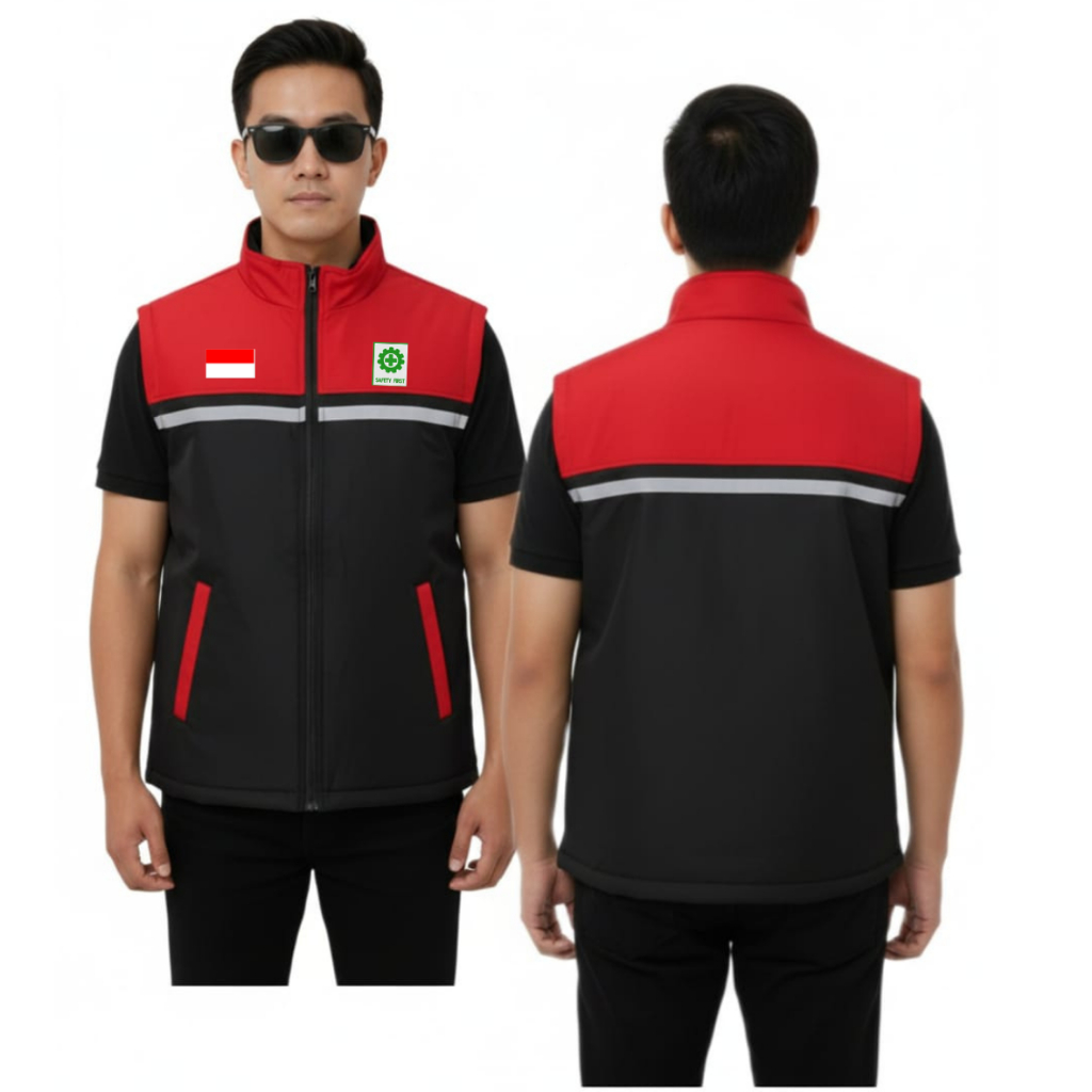 Jual Diskon - Rompi Proyek Taslan Rompi Kerja Pria K3 Kombinasi ...