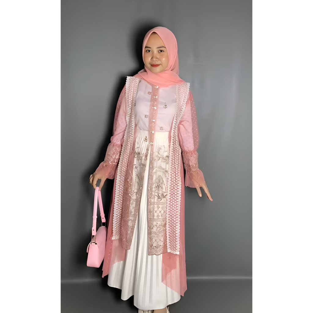 Jual (OBRAL CUCI GUDANG) Talitha Outer Cardigan Panjang Motif Baju ...