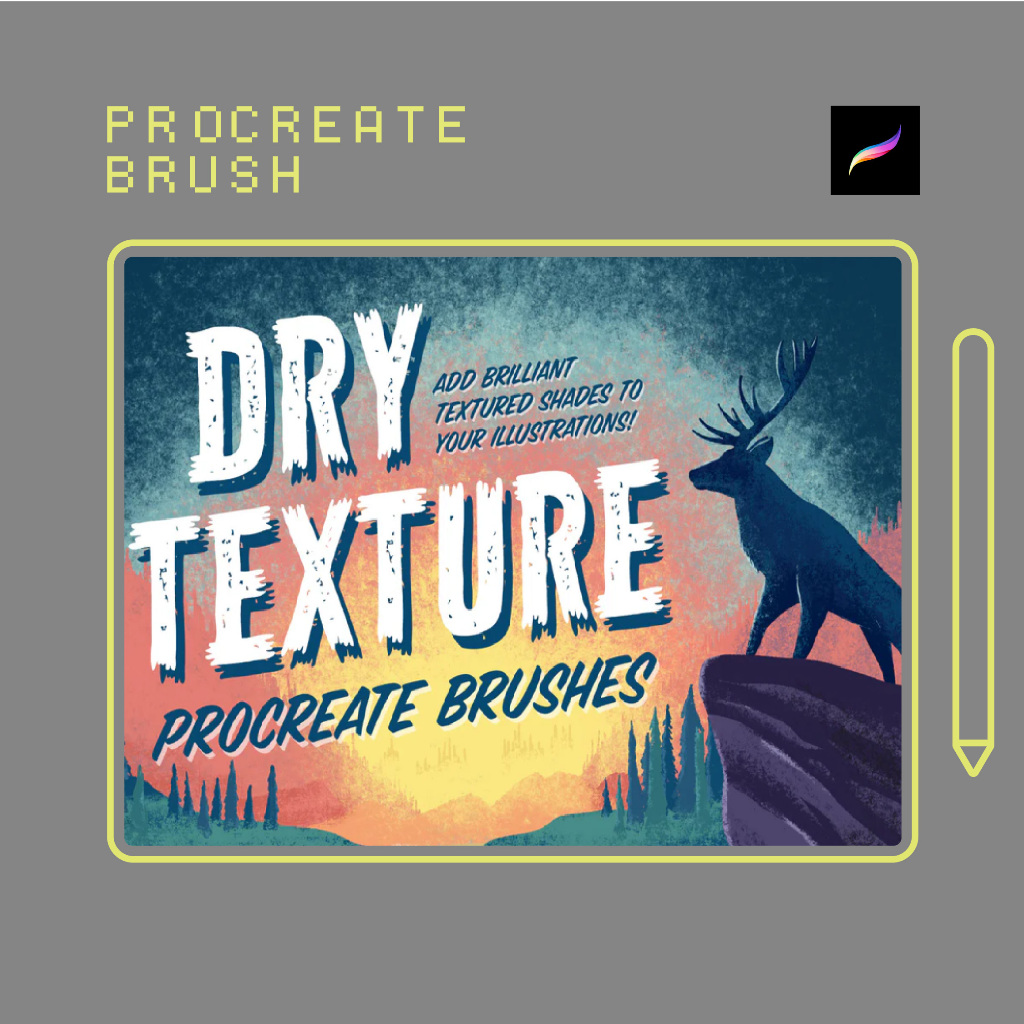 Jual Procreate Brush - NB Dry Texture Brushes | Shopee Indonesia