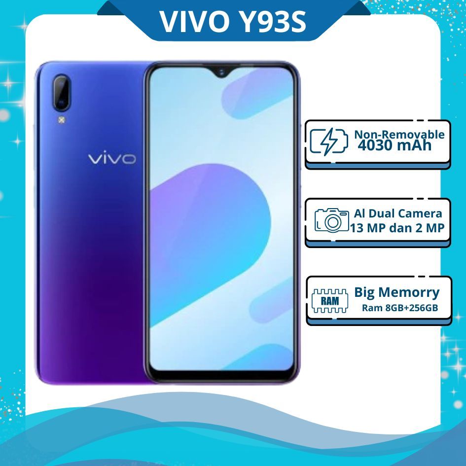 HP VIVO Y93 RAM 8/256GB Smartphone Fullset Garansi