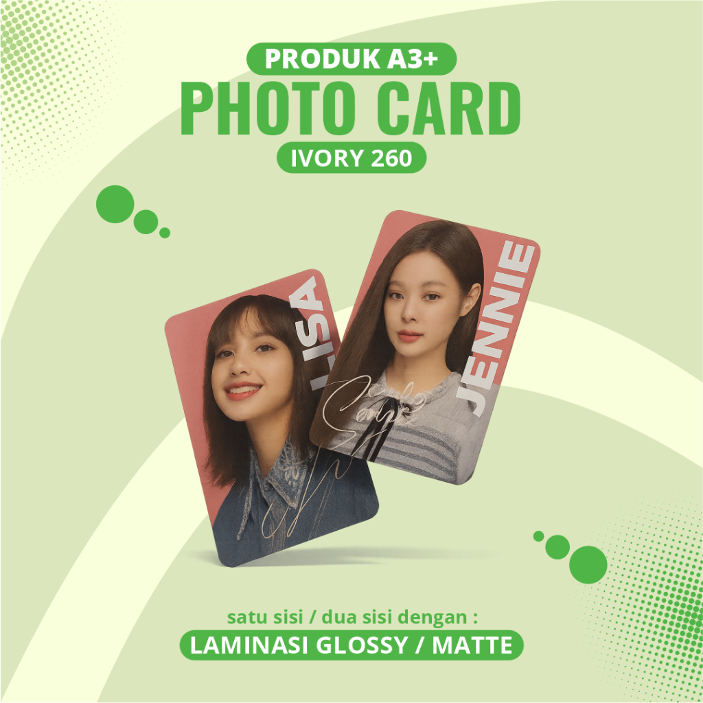 Jual CETAK PHOTOCARD CUSTOM GAMBAR | Shopee Indonesia
