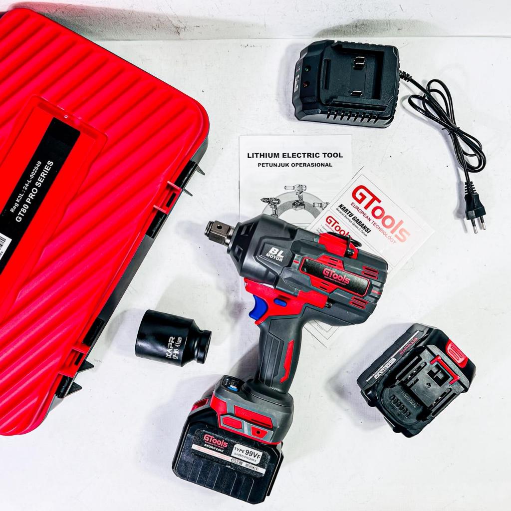 Jual GTOOLS Impact Wrench GT80PRO Xtra Jumbo 3/4 Inch 2500NM Garansi ...