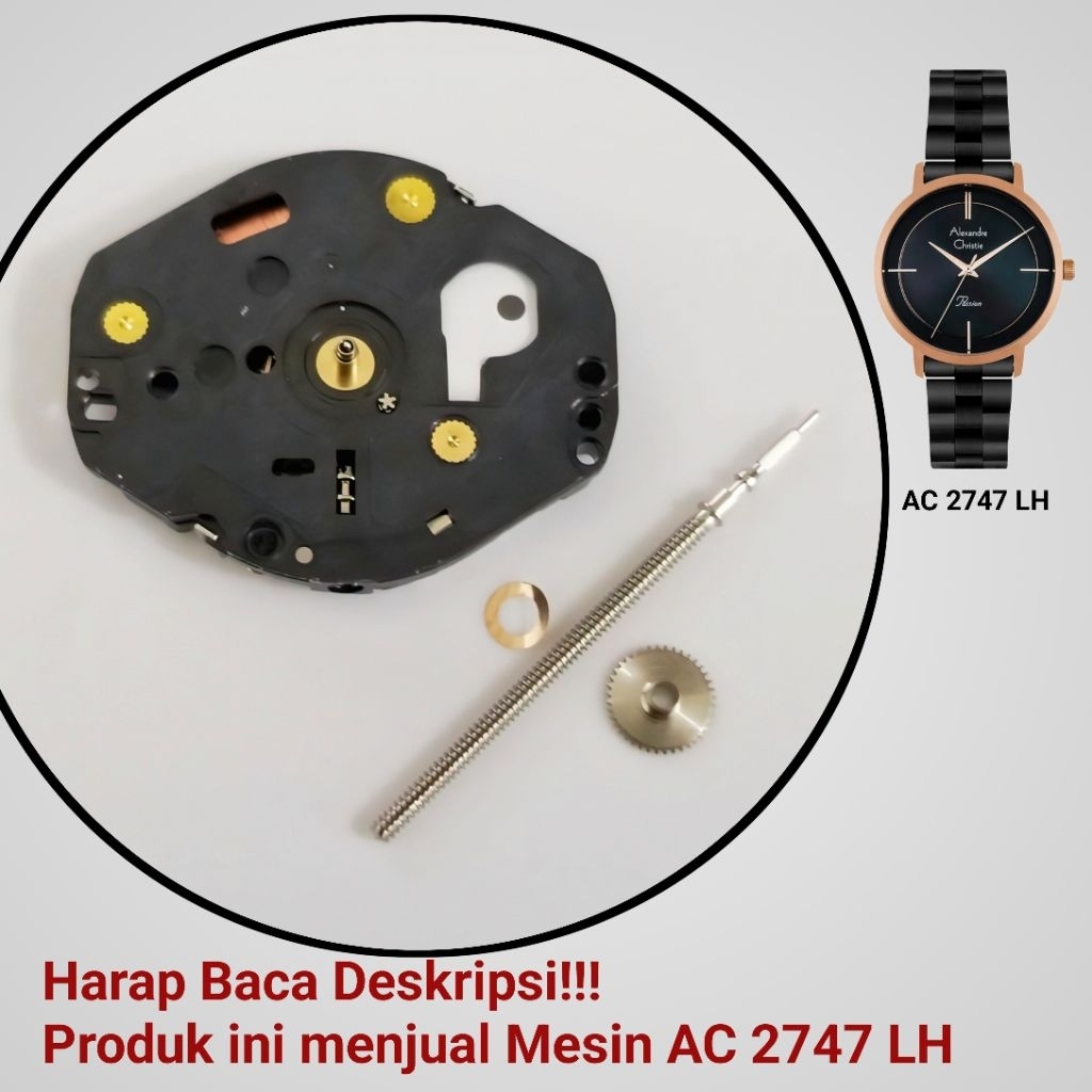Jual Mesin Jam Tangan Alexandre Christie AC 2747 LH | Shopee Indonesia