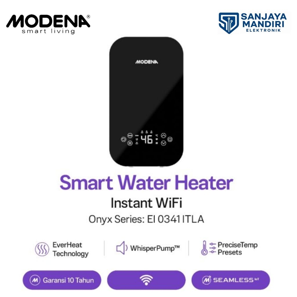 Jual MODENA SMART ELECTRIC INSTANT WATER HEATER - EI 0341 ITLA | Shopee ...