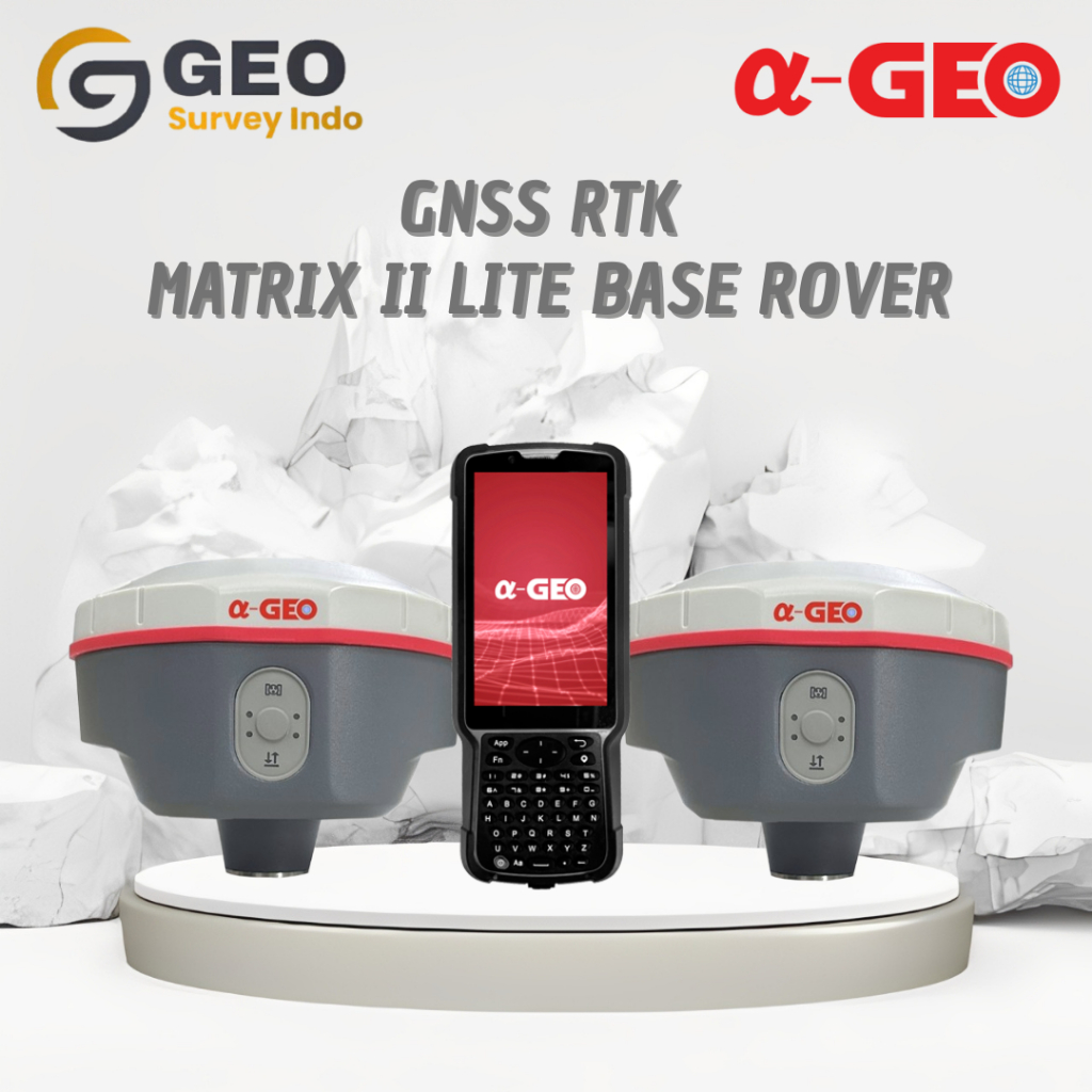 Jual GPS Geodetik Alpha Geo Matrix II Lite IMU RTK Long Range 12KM ...