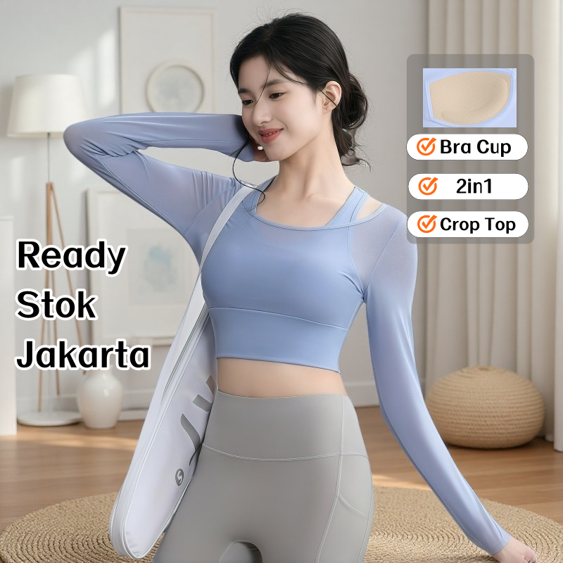 Tova Crop Top Yoga Bra - Sports Bra Wanita Tova Fitness