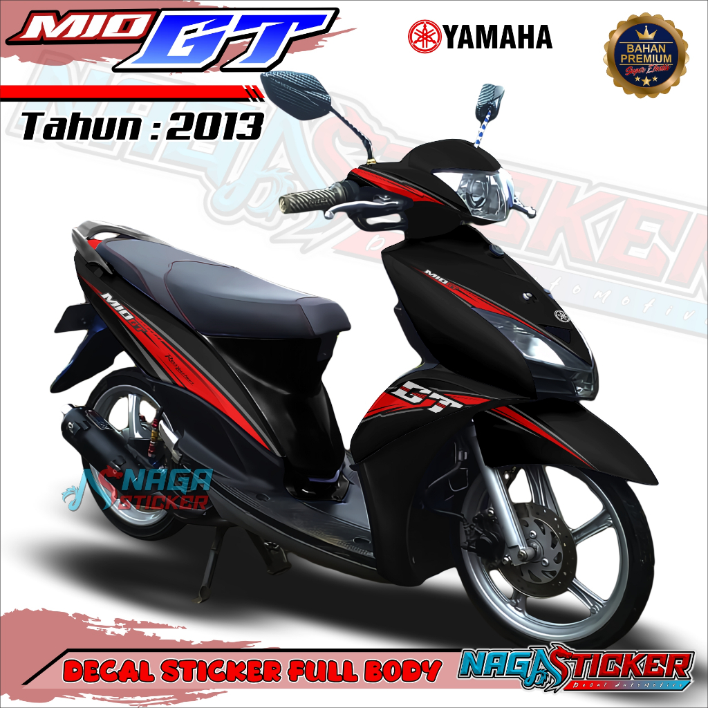 Jual Decal Sticker Full Body Yamaha Mio GT 2013 Variasi Simple 14 ...