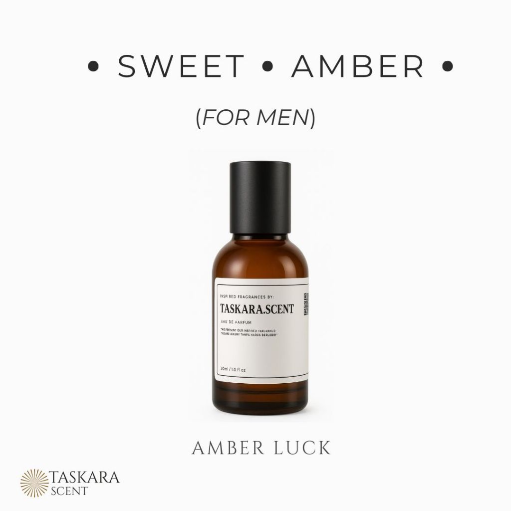 Jual AMBER LUCK by Taskara | Parfum Pria Sweet Amber | Shopee Indonesia