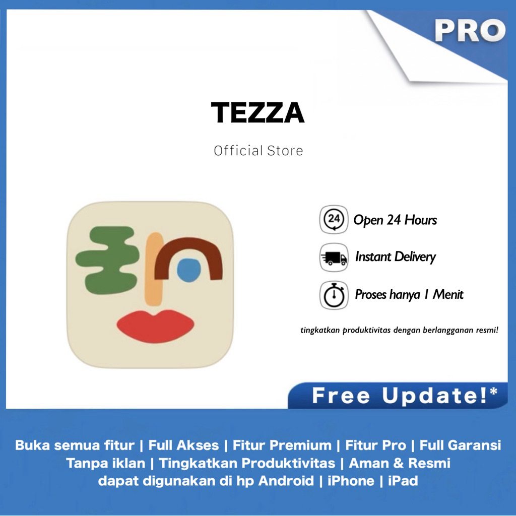 Jual ORIGINAL APLIKASI TEZZA ( BERUPA ACC LOGIN ) IOS ANDROID | Shopee ...