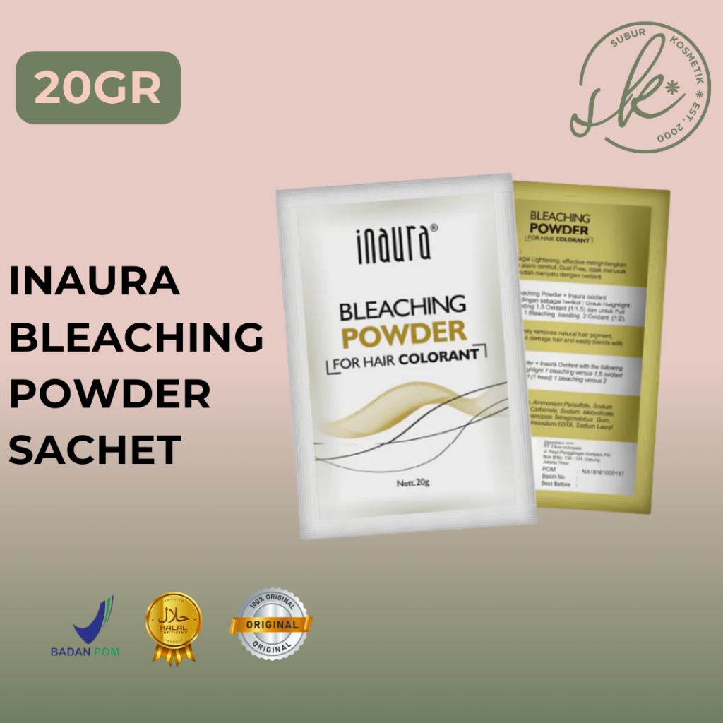 Jual Inaura - Bleaching Powder Kemasan Sachet 20gr (Bleaching Blue ...