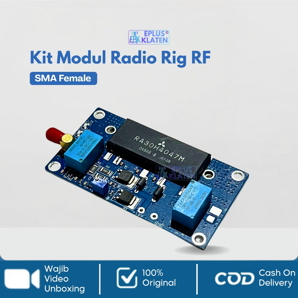 Jual Kit Modul Boster Radio HT RF Amplifier Circuit PCB Walkie Talkie ...