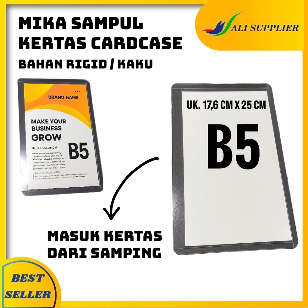 Jual CARDCASE B5 / SAMPUL KERTAS B5 / PELINDUNG KARTU / COVER KARTU B5 ...
