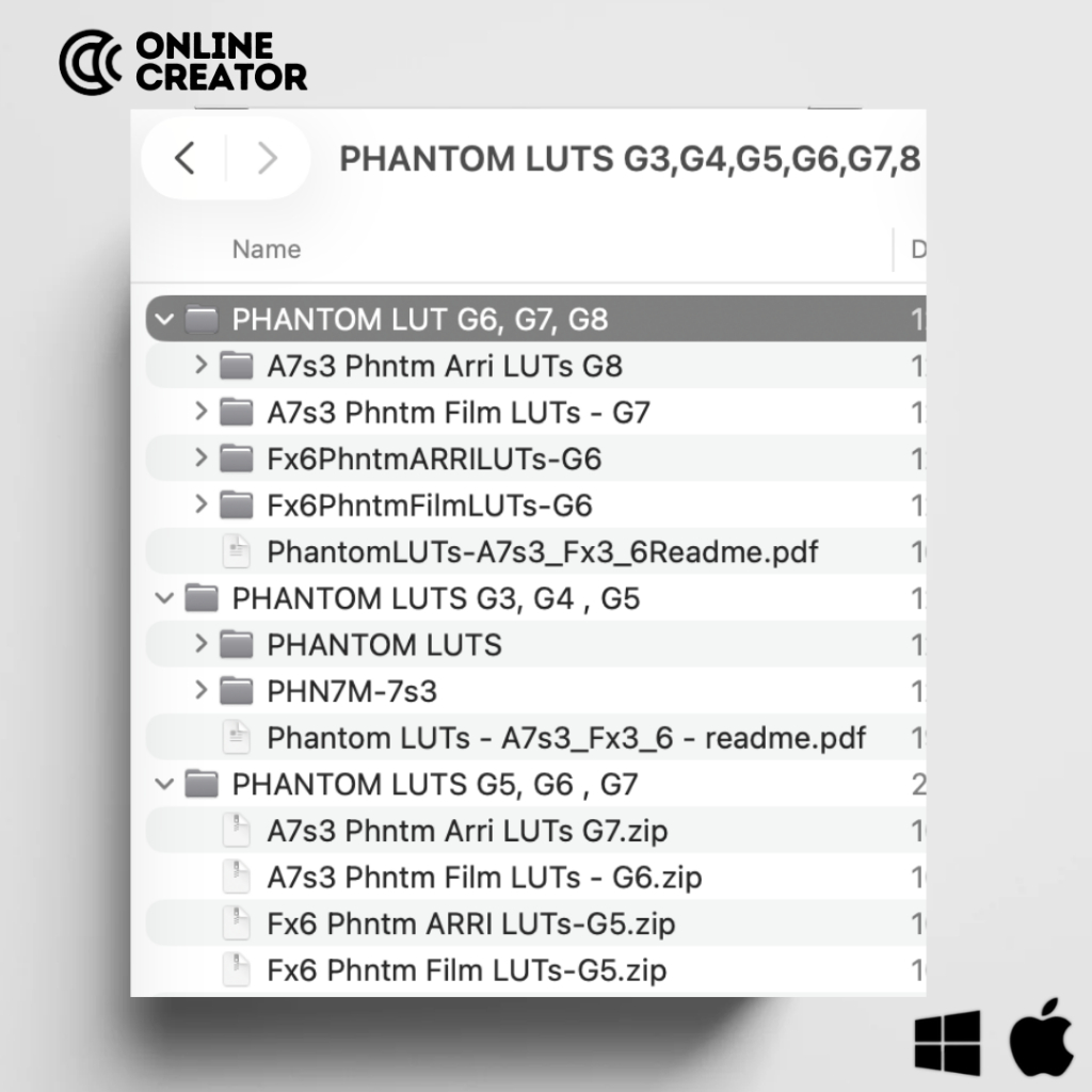 Jual PHANTOM LUT SONY Slog 2 & Slog 3 Updated | Shopee Indonesia