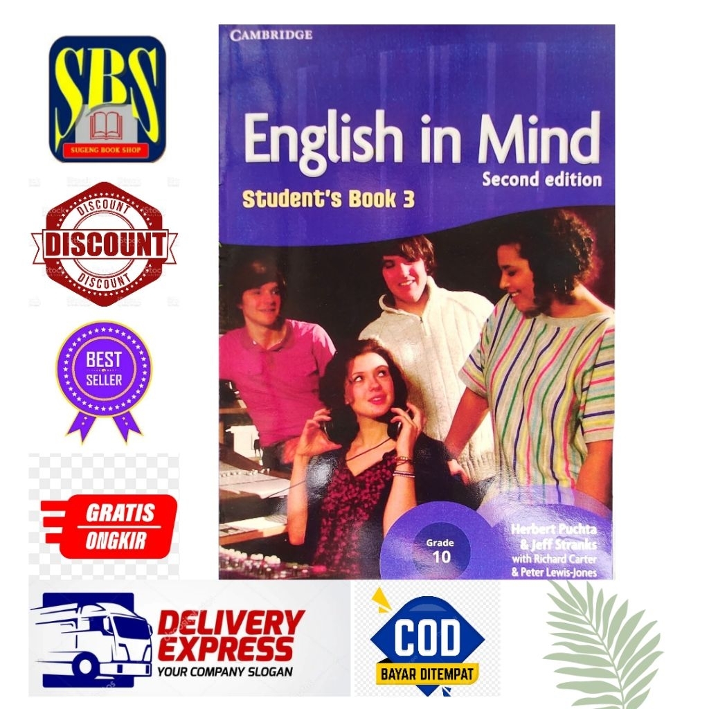 Jual BUKU English in Mind Student Book 3 Second edition SMA Kelas X (10 ...