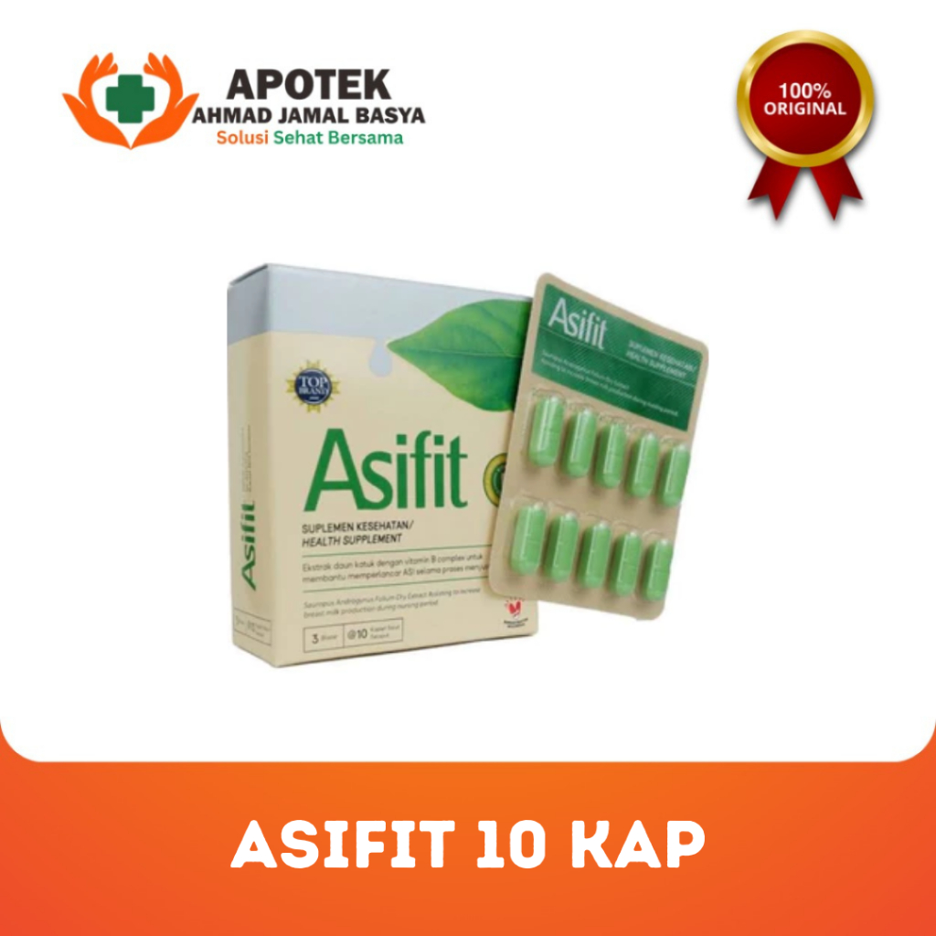 Jual Asifit 10 Kapsul - Pelancar Asi | Shopee Indonesia