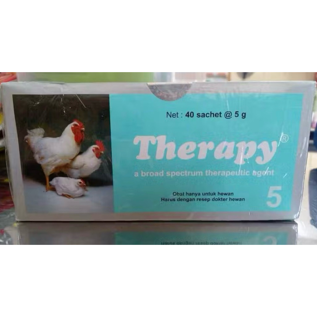 Jual Therapy 5 gram (1 box) Obat Pullorum Kolera Ngorok Ayam | Shopee ...
