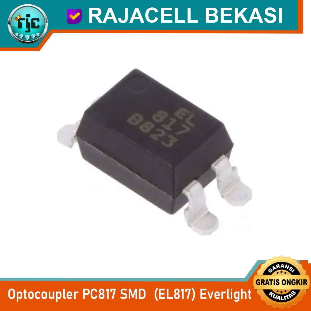 Jual IC Optocoupler PC817 SMD SOP-4 Phototransistor EL817 PC817C ...