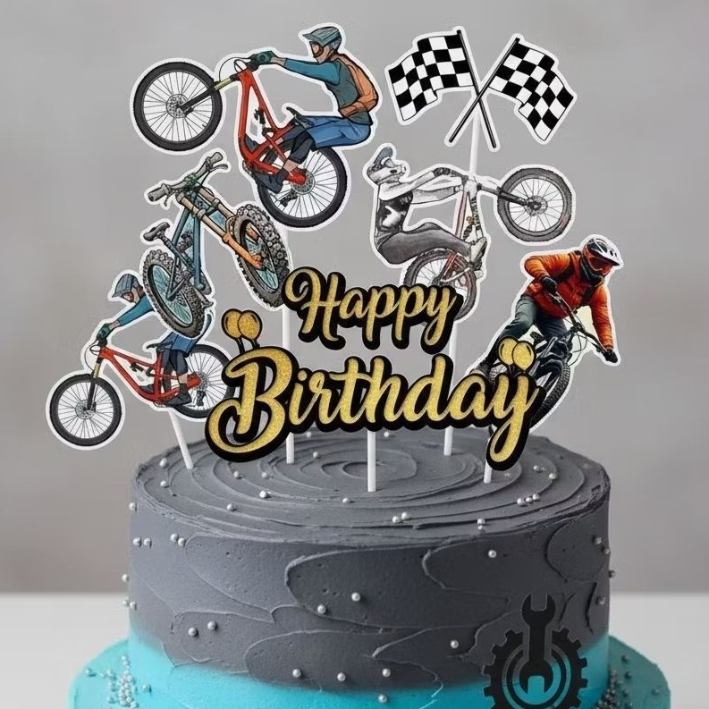 Jual TOPPER CAKE BMX SEPEDA TOPPER CUSTOM ULANG TAHUN / HIASAN KUE ...
