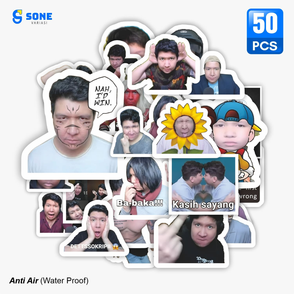 Jual Sticker Windah Basudara Meme Aesthetic | Stiker Lucu YouTuber ...