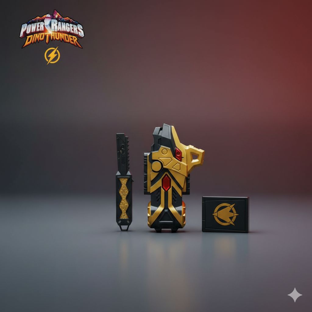 Jual Jam tangan power ranger dino thunder || DX Dino Thunder hitam ...