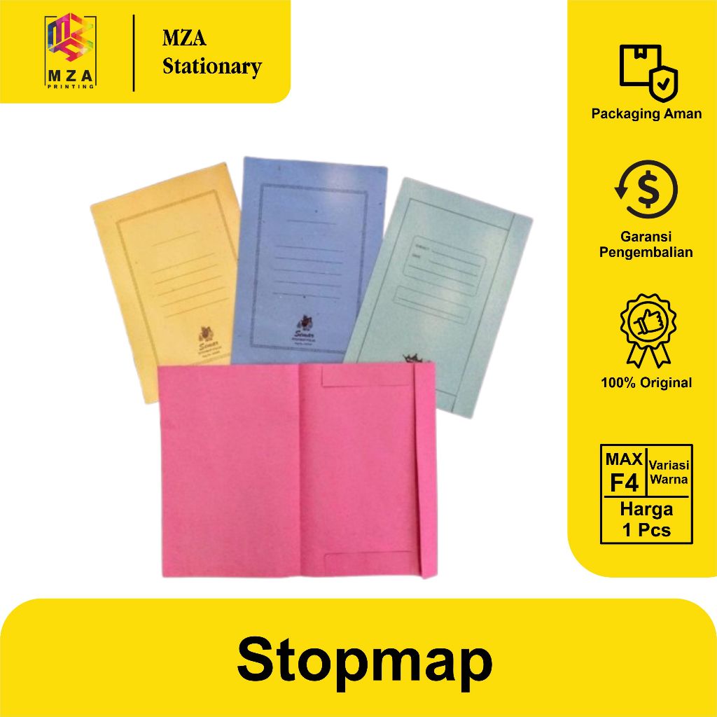 Jual Stopmap Kertas Gand Folio – Map Arsip Dokumen Kantor / Map Surat ...