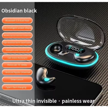 X55 TWS Bluetooth Wireless Nyaman Digunakan Earphone Bass Kencang Kualitas Jernih Dan Tahan Lama