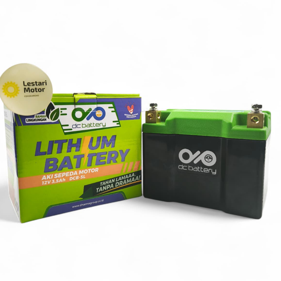 PROMO LAUNCHING !! AKI LITHIUM GARANSI 2 TAHUN RACING DCBATTERY DCB-5L MTZ5S GTZ5S 12V 3.5A 100% ORIGINAL UNTUK MOTOR 125CC - 150CC ALL BEAT SPACY SCOOPY VARIO 110 JUPITER MX XEON SHOGUN 125 BYSON R15 NINJA RR NVL NVA MIO SOUL DLL