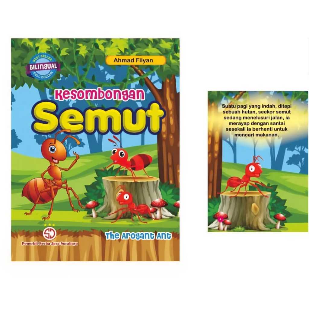 Jual SERBAJAYA FABEL KESOMBONGAN SEMUT - Buku Cerita Anak Dongeng ...