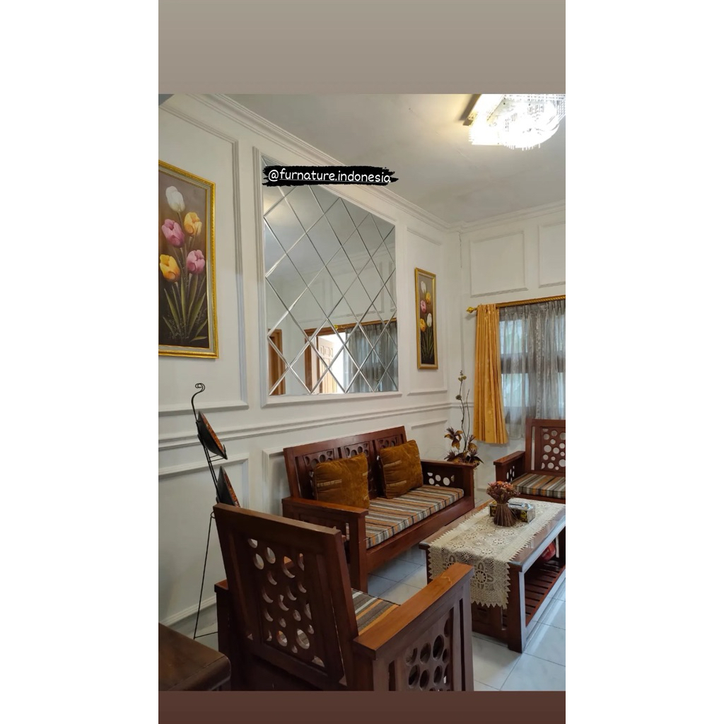 Jual Custom kaca bevel ukuran 140 x 80 tebal 3mm | Shopee Indonesia