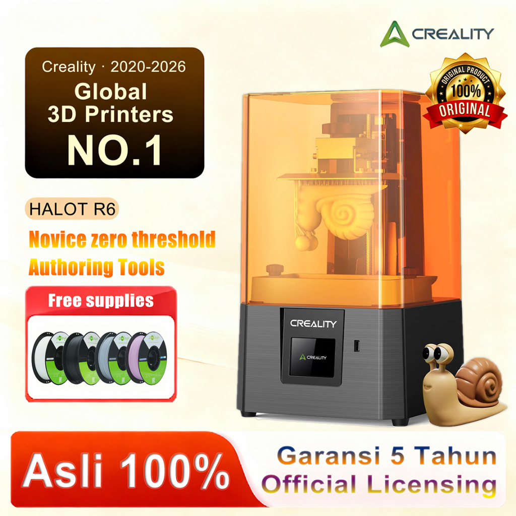 Jual Creality Halot R6 2K Resin 3D Printer dengan Plug BR | Mesin Cetak ...