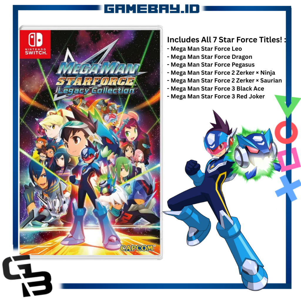 Jual Nintendo Switch MegaMan Starforce Legacy Collection / Mega man ...