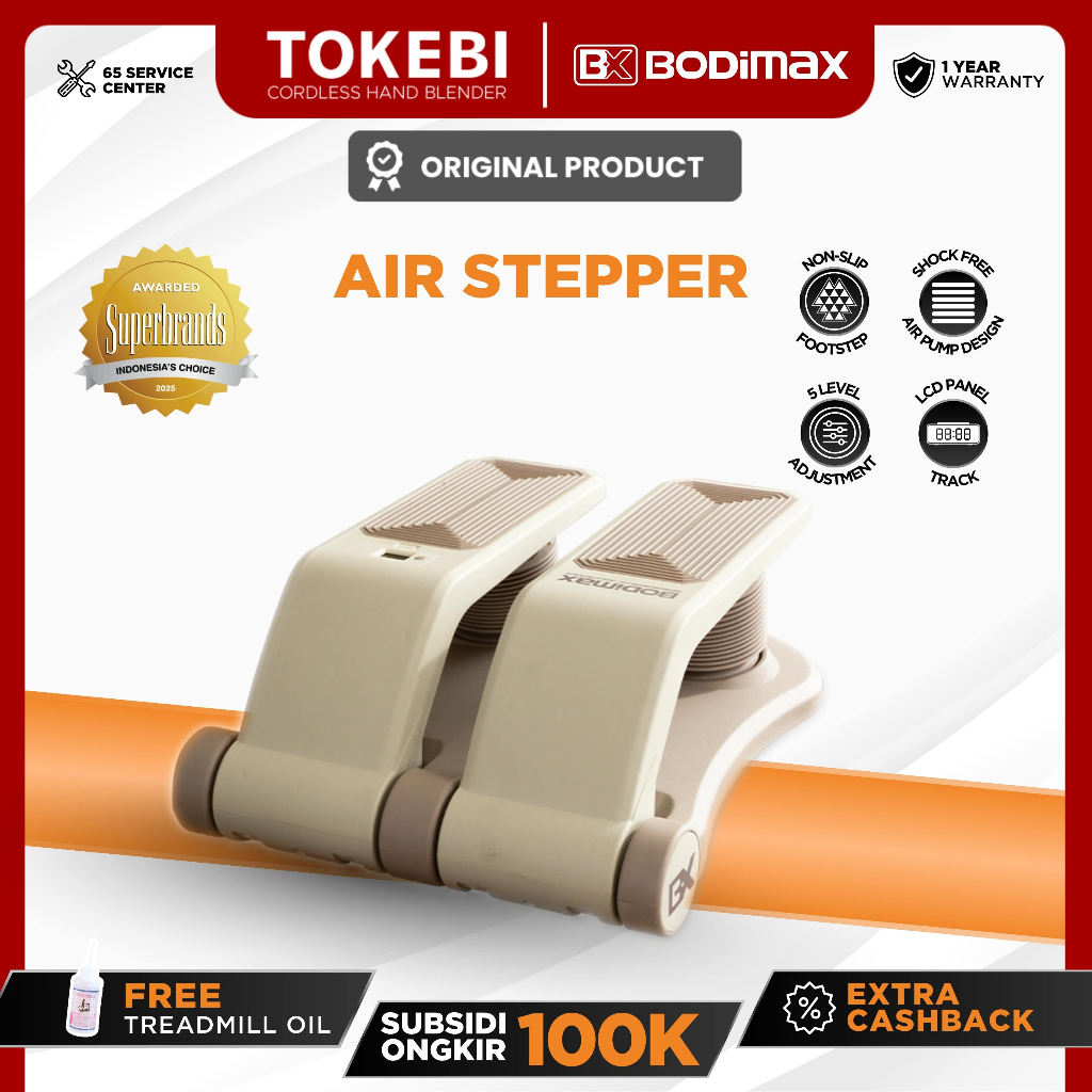 Jual BODIMAX AIR STEPPER / Stepper 5 Level Beban / Alat Kardio Rumahan ...