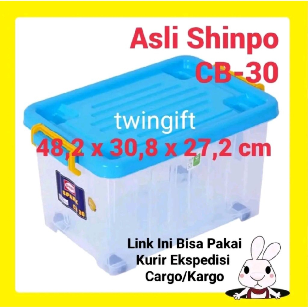 Jual Container/Kontainer Box Serbaguna, 30 Liter, Shinpo, CB-30, ada ...